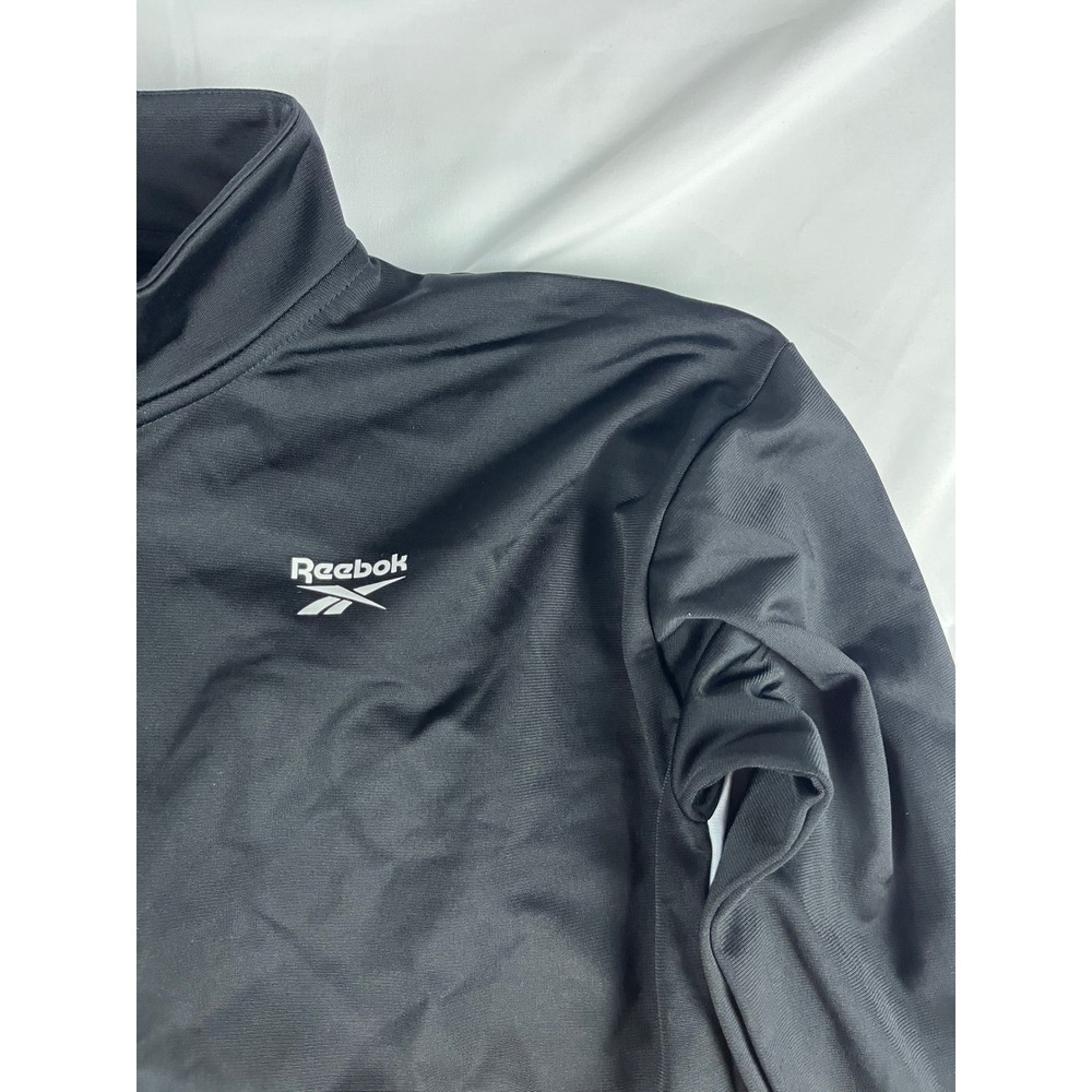 Reebok ID EV Tricot Track Top‎ Women's XS Black Full Zip Jacket